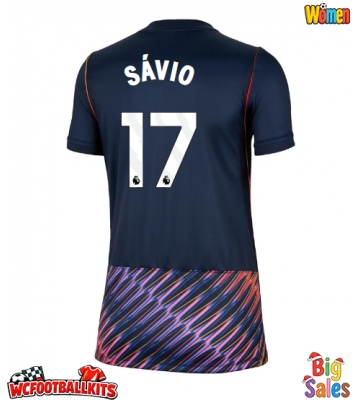 Tottenham Hotspur Savio #17 Replica Away Stadium Shirt for Women 2026-27 Short Sleeve